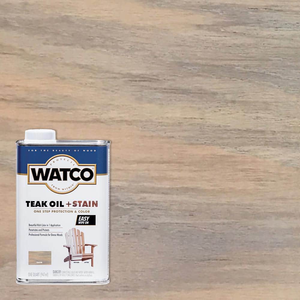 1 Quart Teak Oil in Greystone - Hercitys