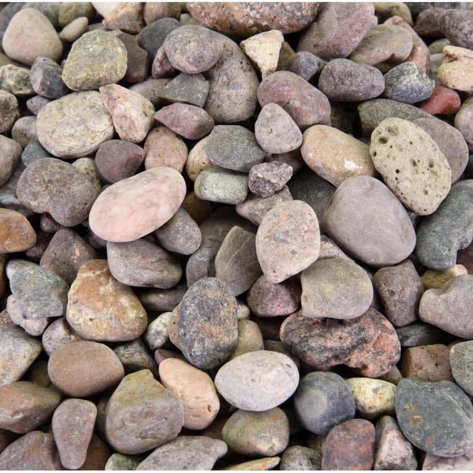 0.25 cu. ft. 3/4 in. to 1.5 in. Arizona River Round Rock for Gardens, Landscapes and Ponds - Hercitys