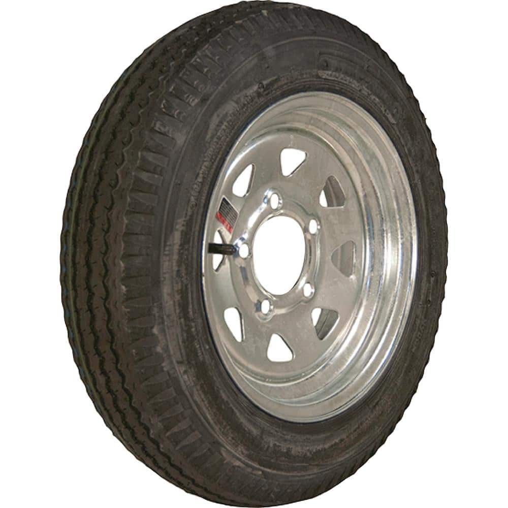 480-12 K353 BIAS 780 lb. Load Capacity Galvanized 12 in. Bias Tire and Wheel Assembly - Hercitys