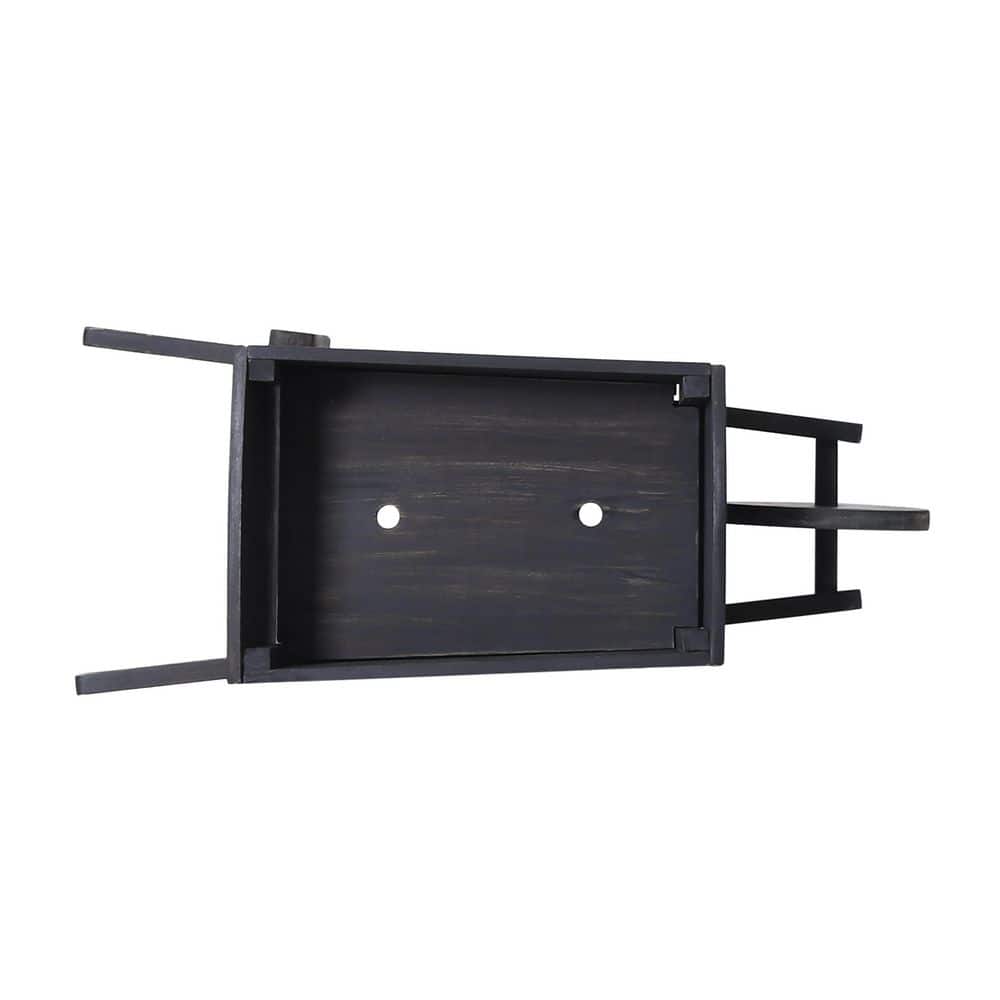 29.50 in. x 12.5 in. x 12 in. Gray, Acacia planter, Wood Raised Beds - Hercitys