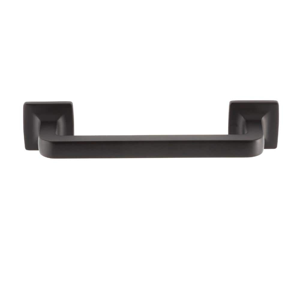 10-Pack Boise 3-1/2 in. (89 mm) Center-to-Center Traditional Matte Black Bar Drawer Pull - Hercitys