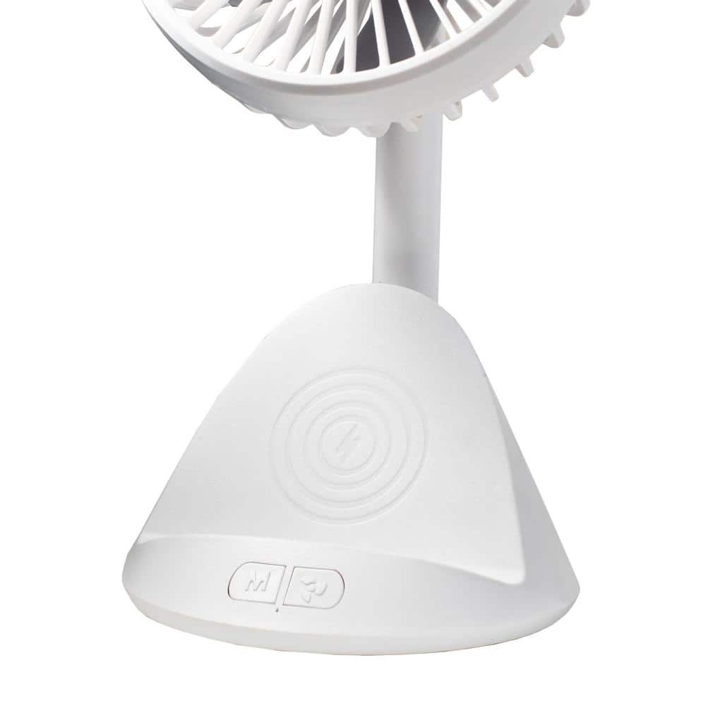 4 in. 3-Speed Personal Fan with Phone Charger - Hercitys