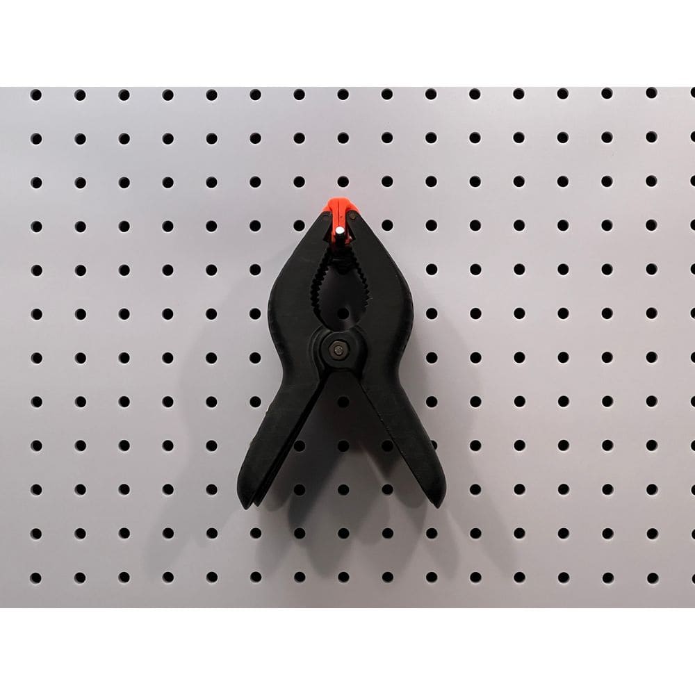 4 in. Single Rod 30 Degree Bend 3/16 in. Dia Zinc Plated Steel Pegboard Hook (10-Pack) - Hercitys