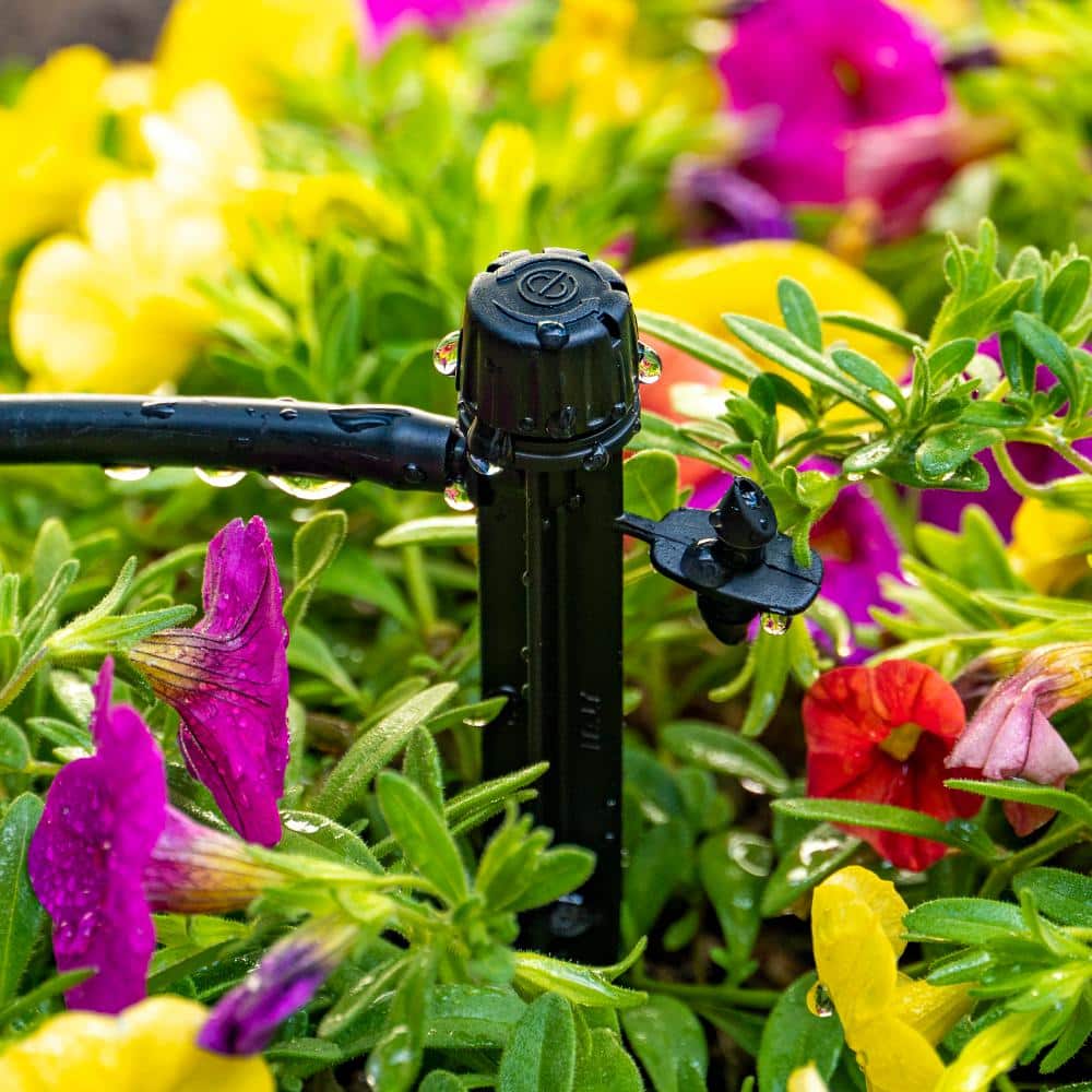 0-10 GPH Adjustable Dripper on Spike 180 Degree (25-Pack) - Hercitys
