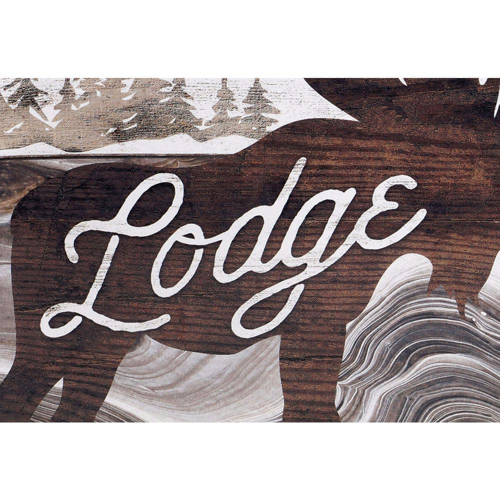 12.5 in. Fluidity Lodge Square Multicolored Platter - Hercitys