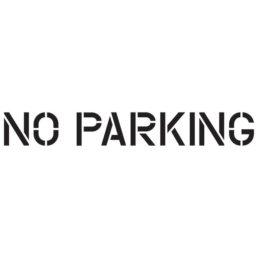 10 in. No Parking Stencil - Hercitys
