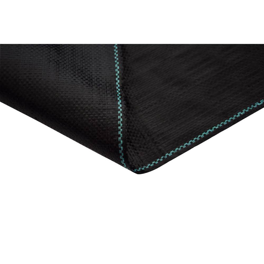 3 ft. x 250 ft., 3.5 oz. Weed Barrier Landscape Fabric, Dual-Layer PP, Needle Punched Nonwoven, Black,Garden Fence - Hercitys