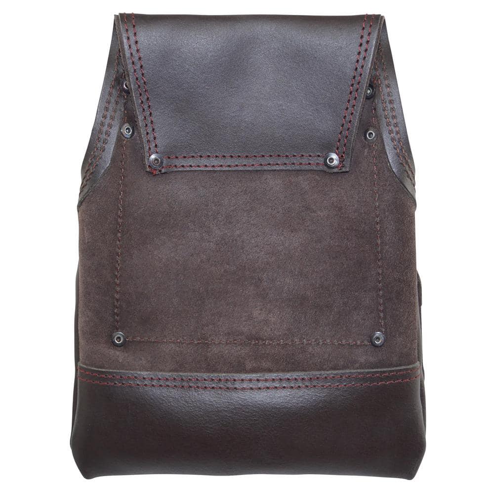 10-Pocket Oil Tanned Leather Nail and Tool Pouch - Hercitys
