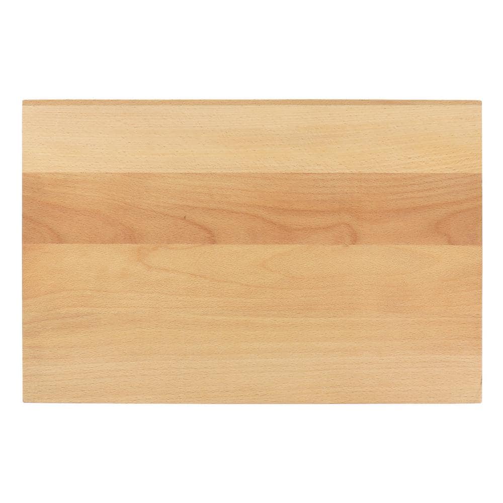 18 in. x 12 in. Reversible Rectangle Beech Wood Cutting Board - Hercitys
