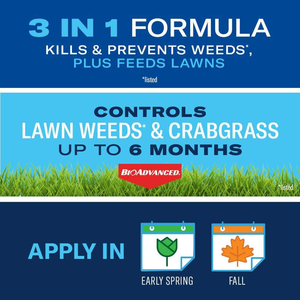 20 lbs. 3-In-1 Weed and Feed for Southern Lawns - Hercitys