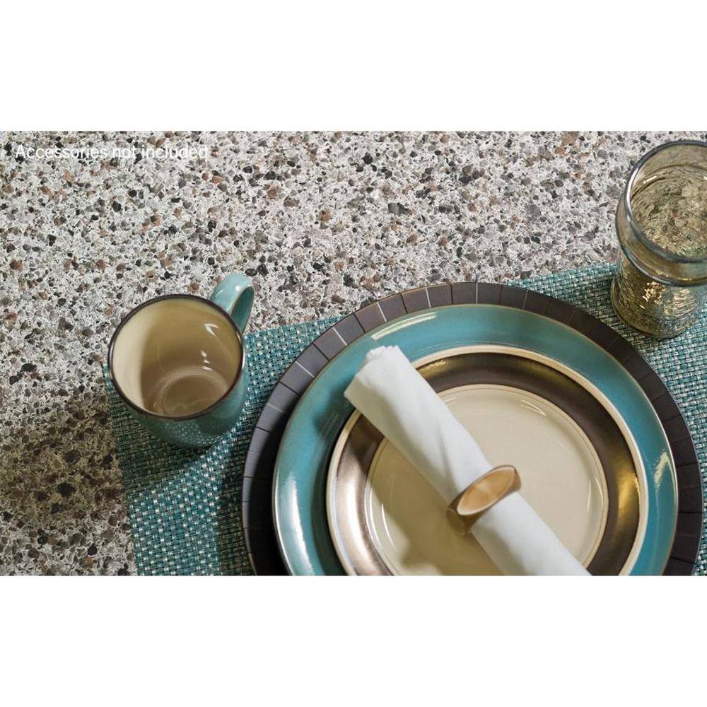 4 ft. x 12 ft. Laminate Sheet in Ink Vesta with Premium Textured Gloss Finish - Hercitys