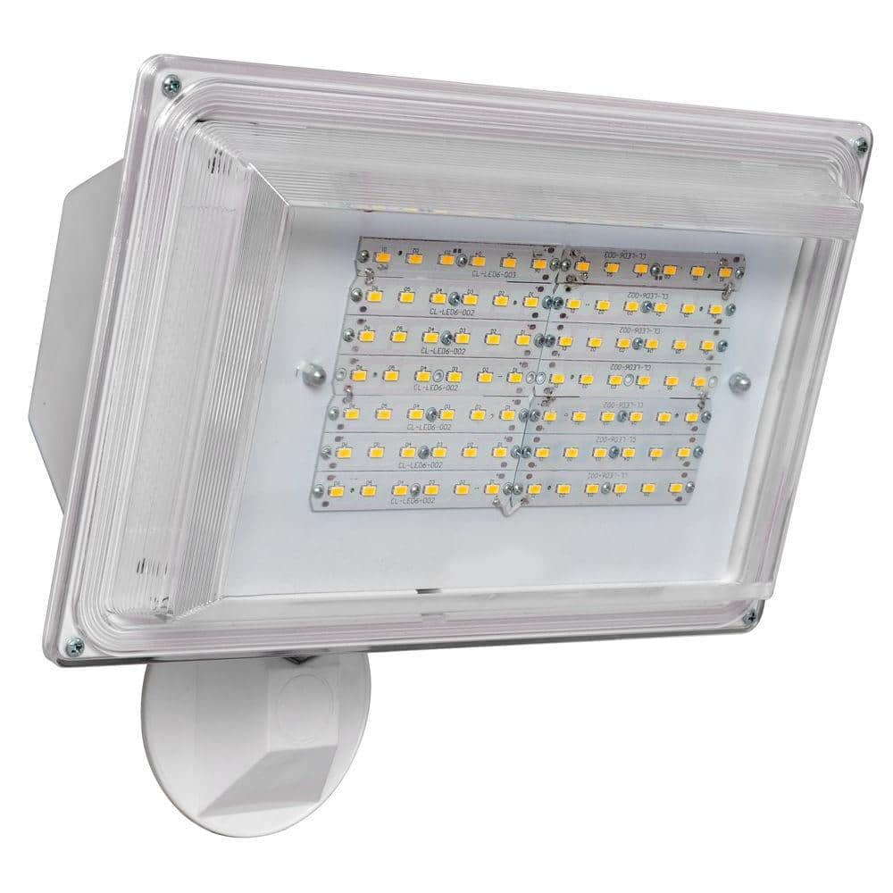 180° White Outdoor Integrated LED Wall Pack Light - Hercitys