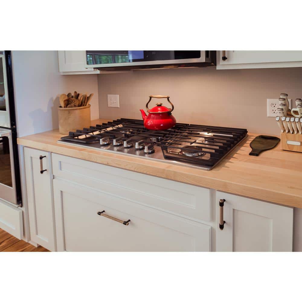 1.5 ft. L x 25 in. D x 1.5 in. T Finished Maple Solid Wood Butcher Block Countertop With Square Edge - Hercitys