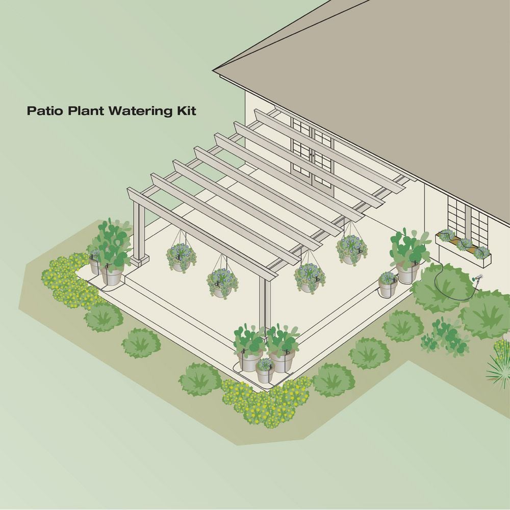 40-Piece Patio Plant Watering Kit - Hercitys