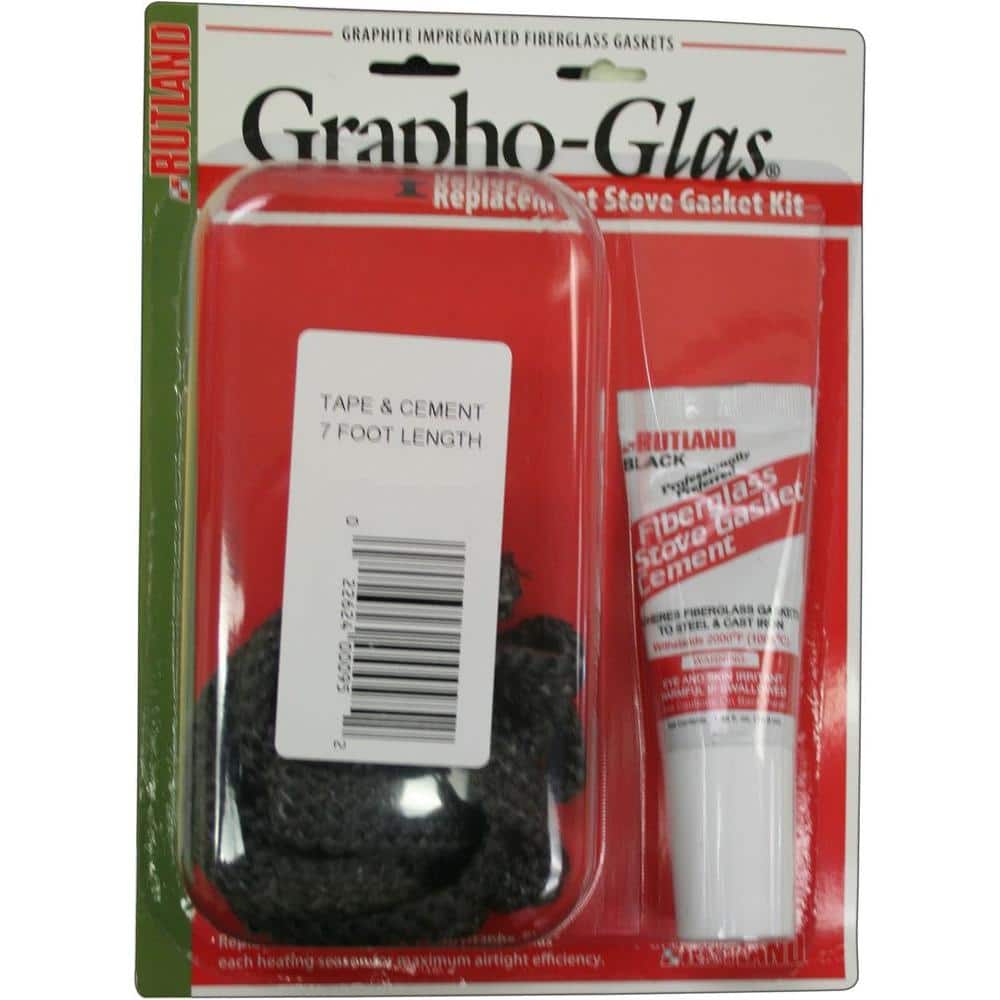 3/8 in. x 7 ft. Grapho-Glas Replacement Gasket Kit - Hercitys