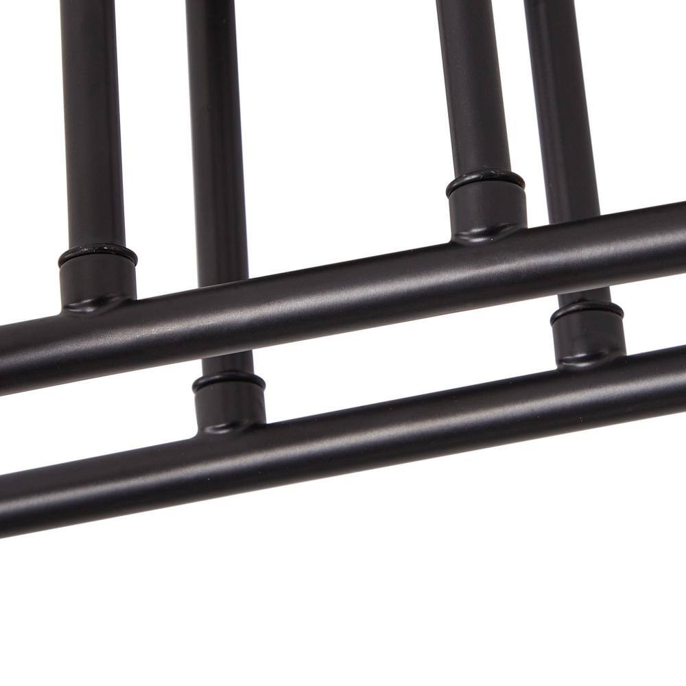 28 in. Modern 4-Light Black Semi Flush Mount Industrial Black and Gold Sputnik Chandelier - Hercitys