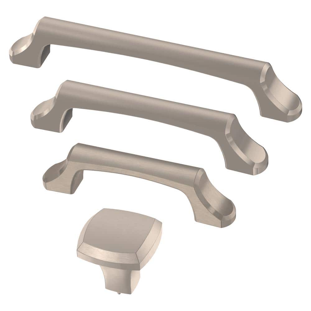 (10-Pack) Archways 3 in. (76 mm) Classic Satin Nickel Arch Cabinet Handle Drawer Pulls - Hercitys