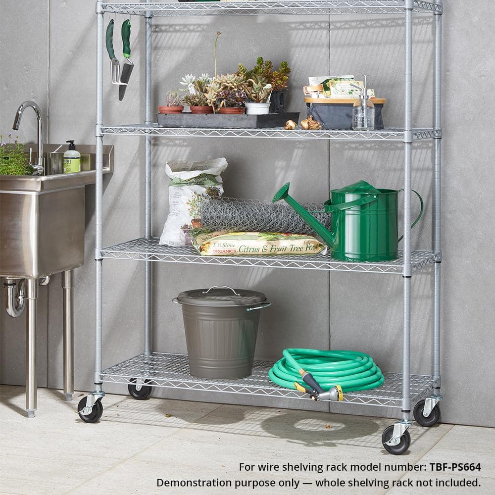 48 in. x 18 in. Individual Gray NSF Wire Shelf - Hercitys