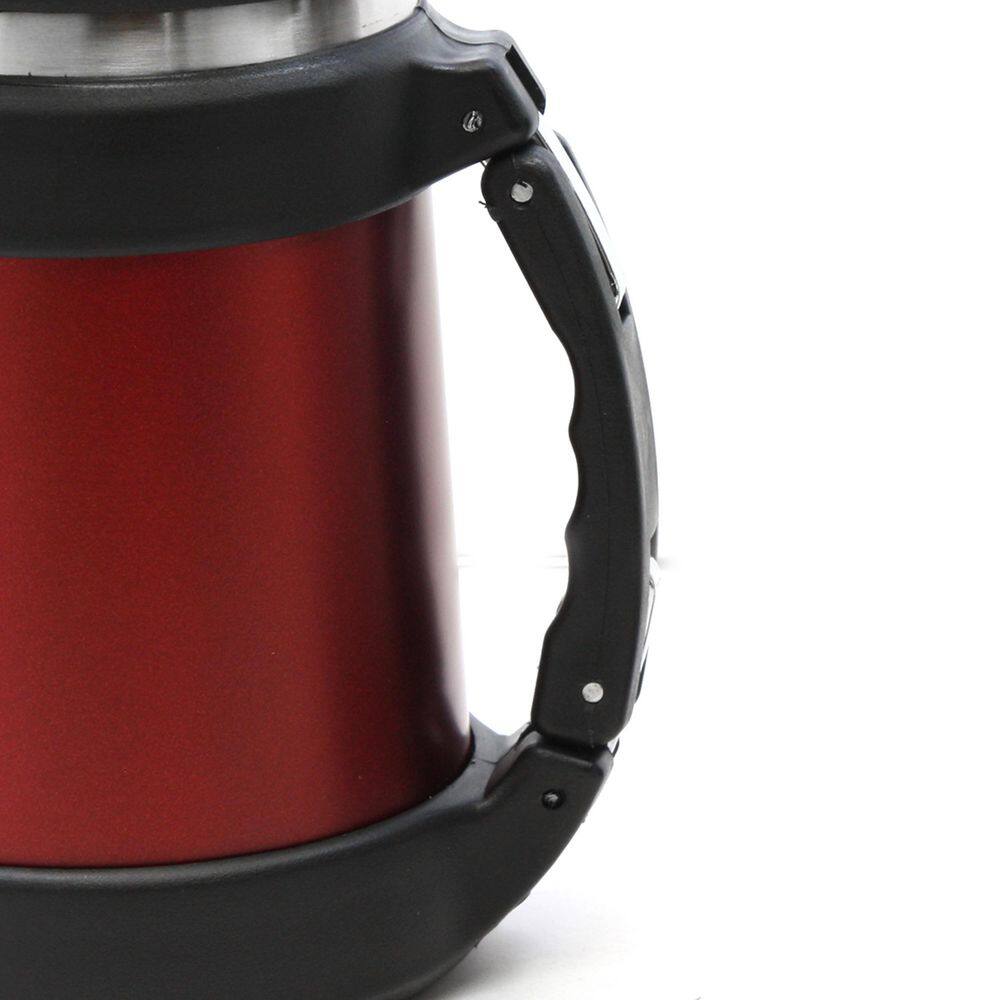 0.5 Liter Red Double Wall Stainless Steel Food Jar - Hercitys