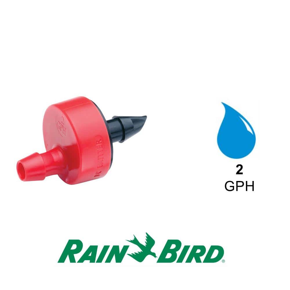 2 GPH Pressure Compensating Spot Watering Drippers/Emitters (75-Pack) - Hercitys