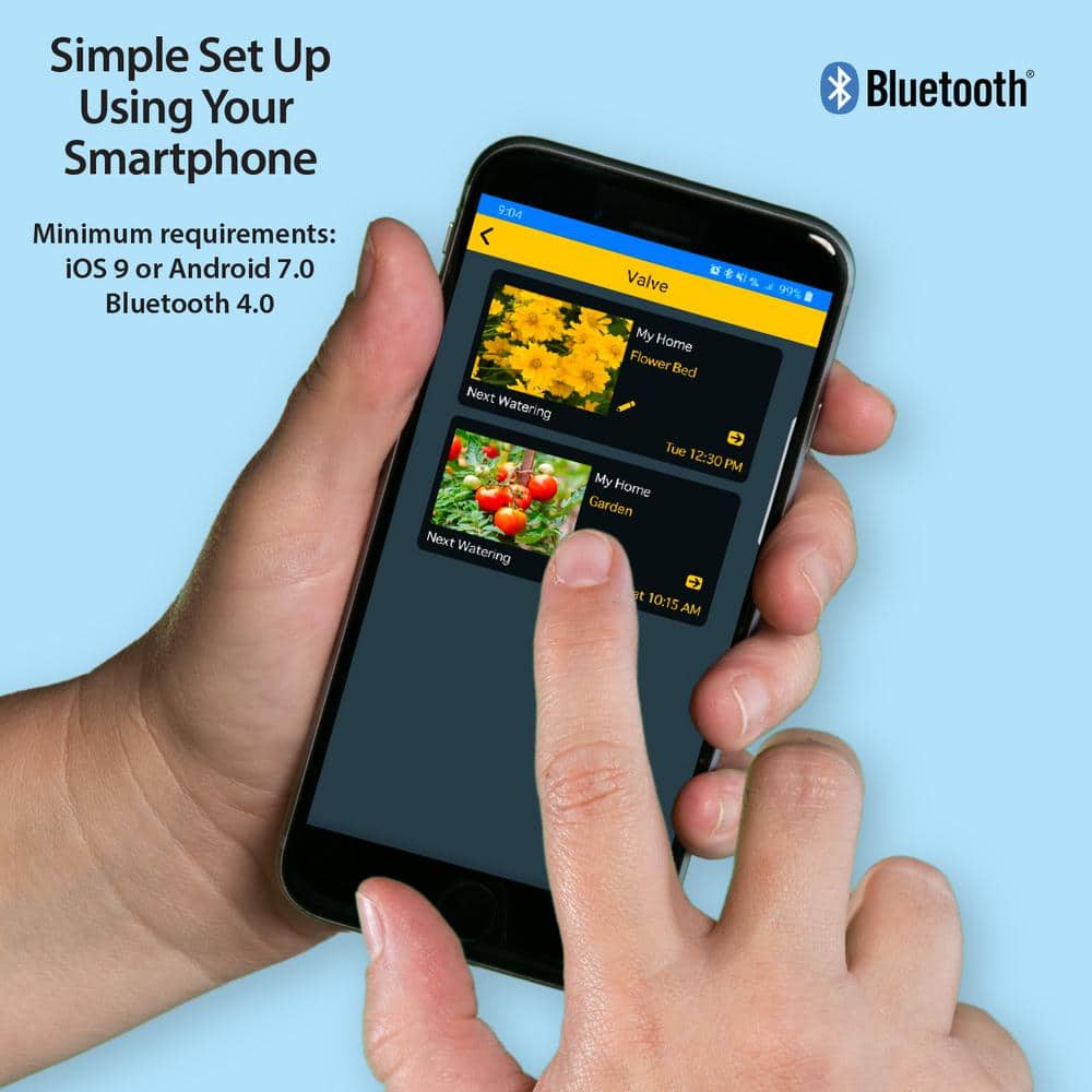 2-Zone Bluetooth Water Timer - Hercitys