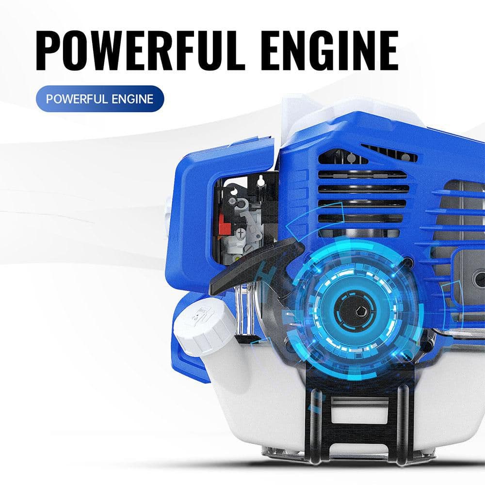 52 cc Gas 2-Stroke 2-in-1 Brush Cutter and String Hand Held Trimmer - Hercitys