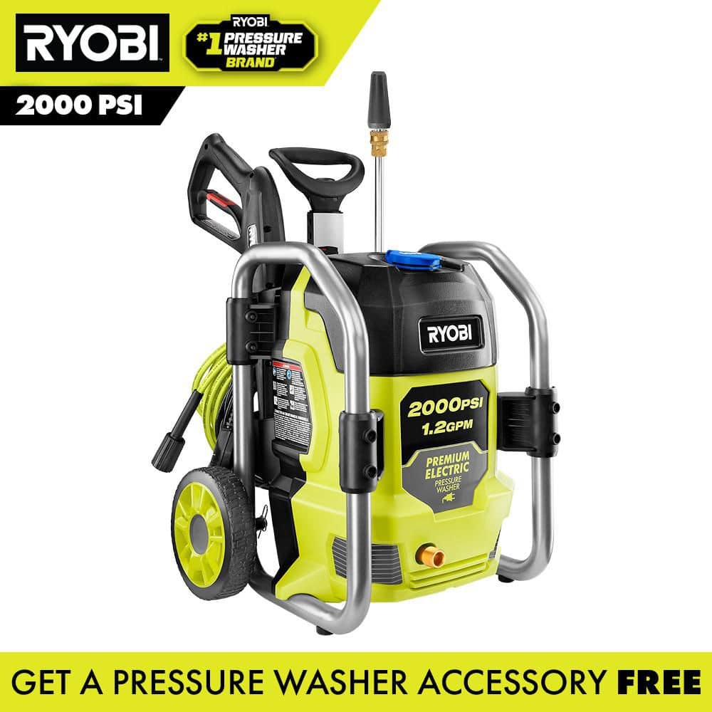 2000 PSI 1.2 GPM Cold Water Corded Electric Pressure Washer - Hercitys
