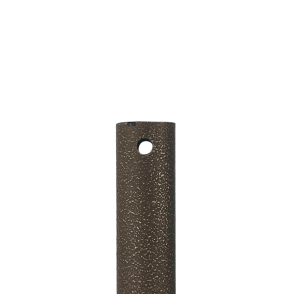 4 in. Charred Iron Steel Extension Downrod - Hercitys