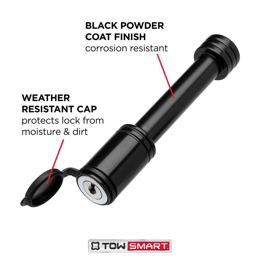 5/8 in. Barrel Style Receiver Lock – Black - Hercitys