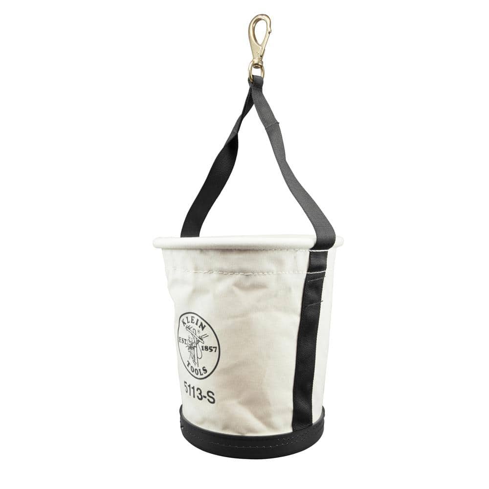 12 in. Tapered-Wall Tool Bucket with Swivel Snap - Hercitys
