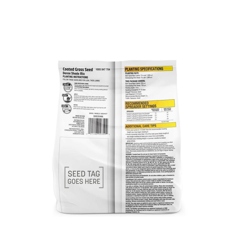 3 lbs. Shady Lawn Grass Seed Mix - Hercitys