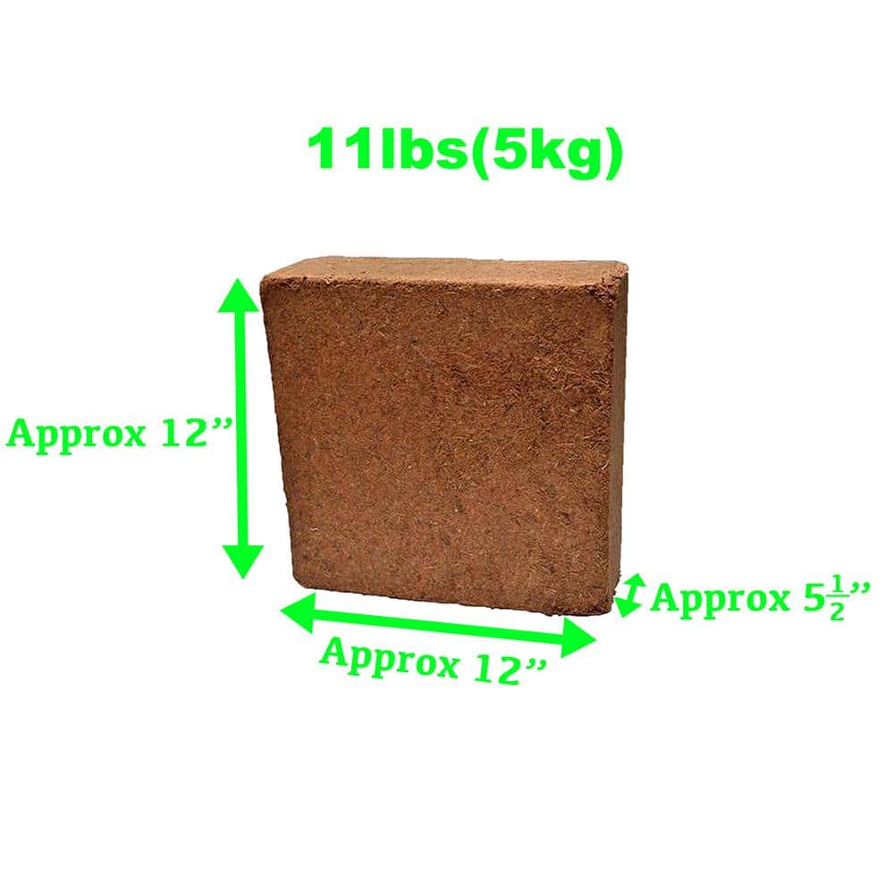 11 lb. (5KG) Coconut Coir Block of Soilless Media - Hercitys