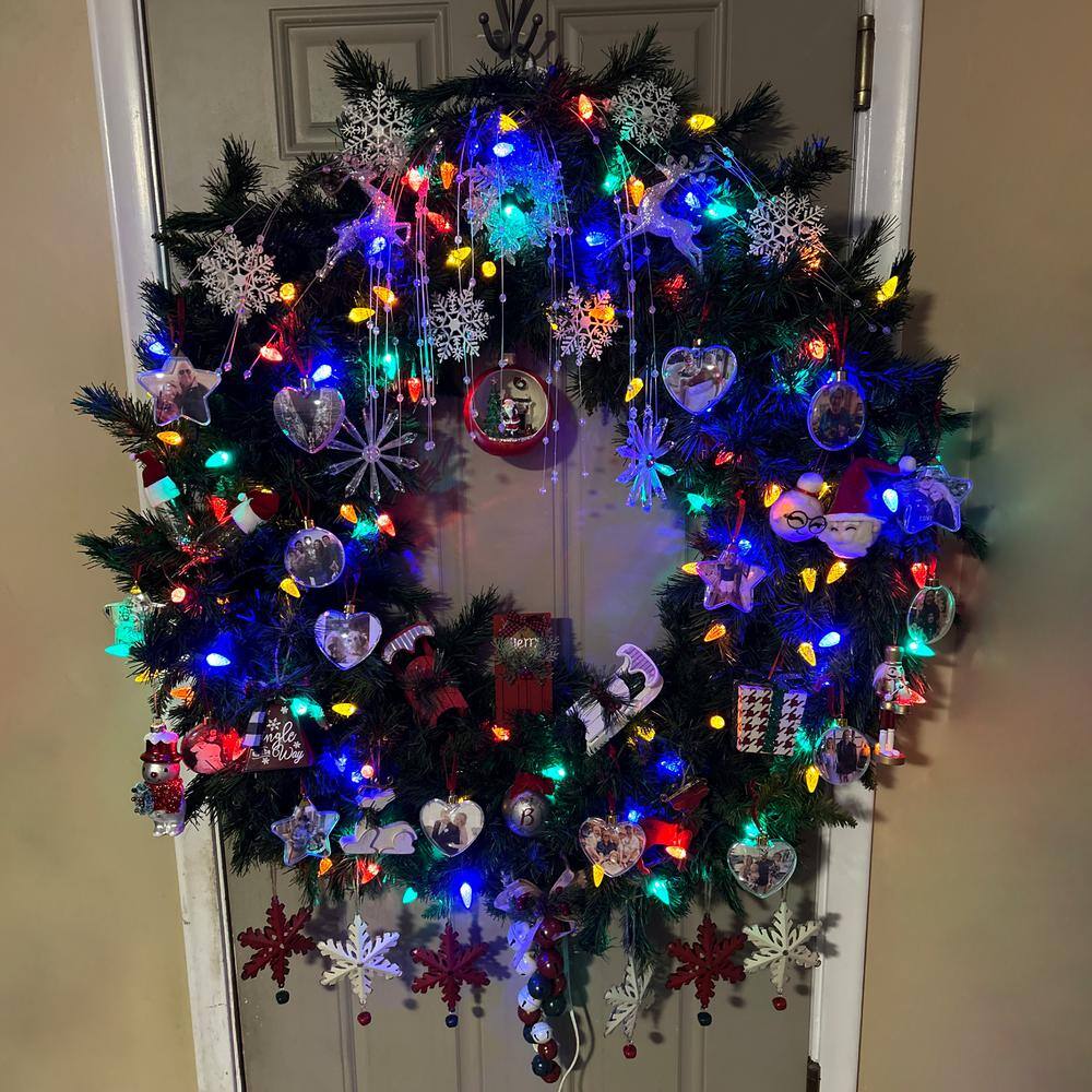 48 in. Lush Mixed Pine Artificial Christmas Wreath – Unlit - Hercitys