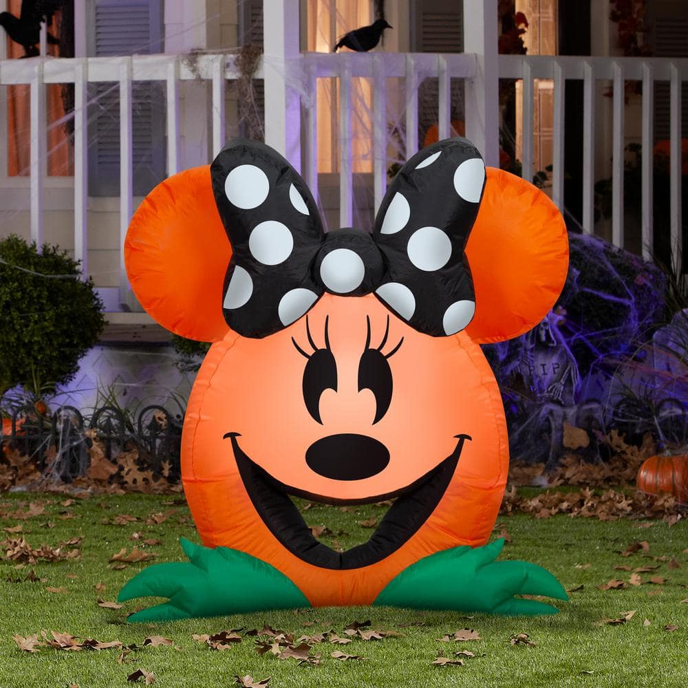 3 ft. H x 1.6 ft. W x 3 ft. L Halloween Airblown Inflatable Cutie-Minnie Mouse-SM-Disney - Hercitys