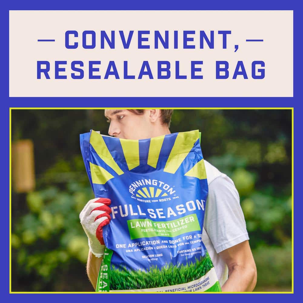 33.6 lbs. 12,000 sq. ft. Full Season Lawn Fertilizer Granules 32-0-5 - Hercitys