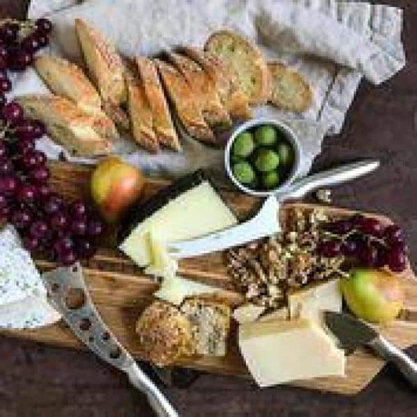 3-Piece 5 in. Stainless Steel Cheese Knife Set with Handle - Hercitys