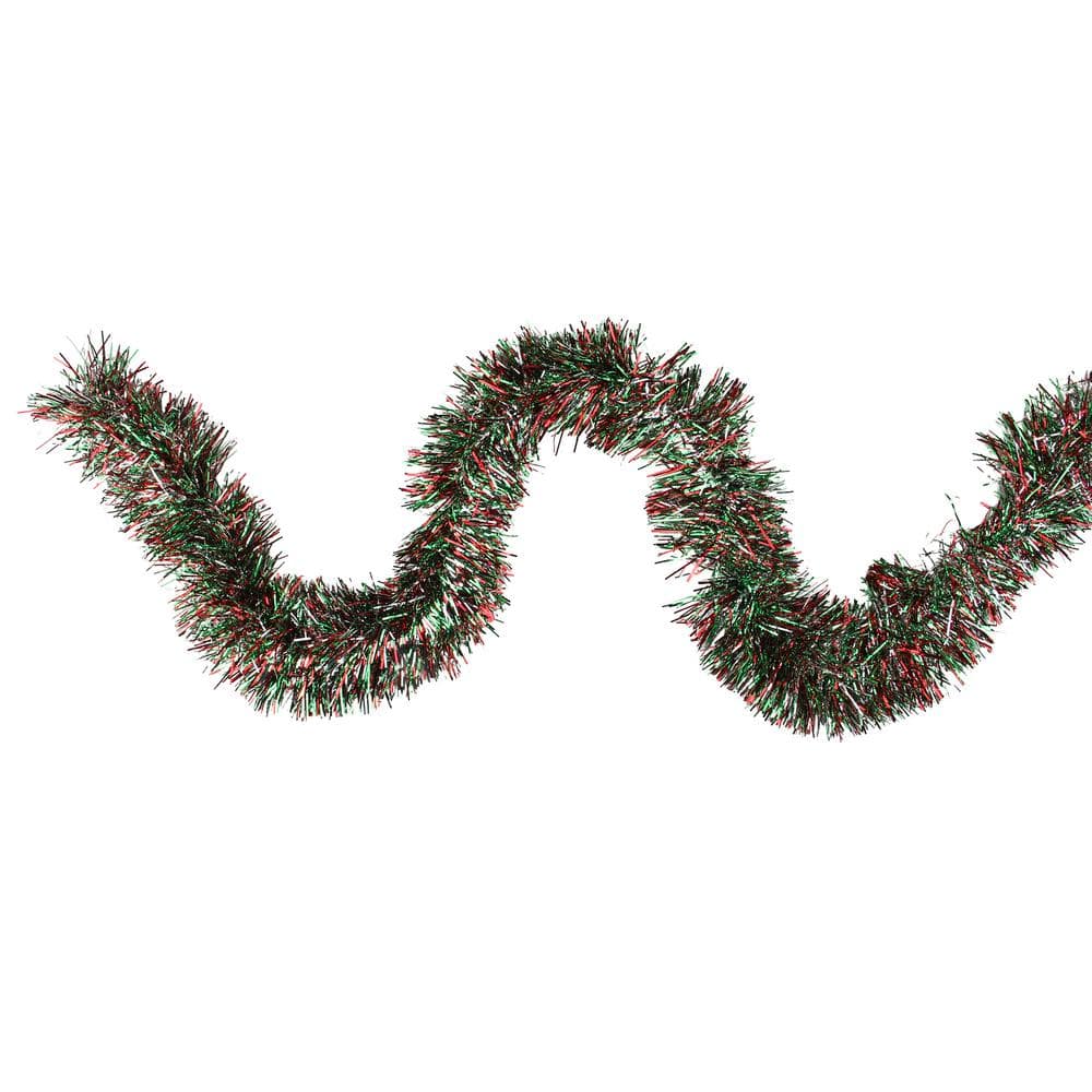 50 ft. x 4 in. Red and Green Artificial Christmas Garland – Unlit - Hercitys