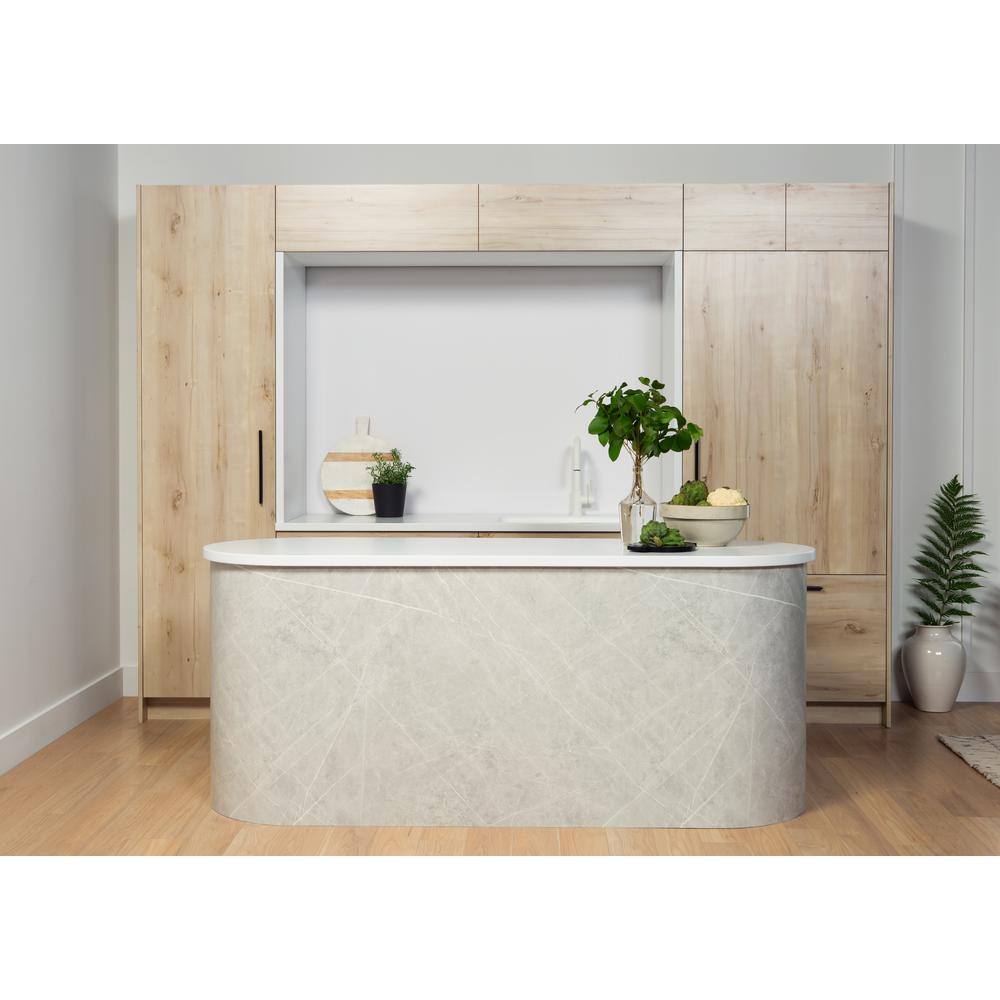 4 ft. x 8 ft. Laminate Sheet in 180fx White Knotty Maple with SatinTouch Finish - Hercitys