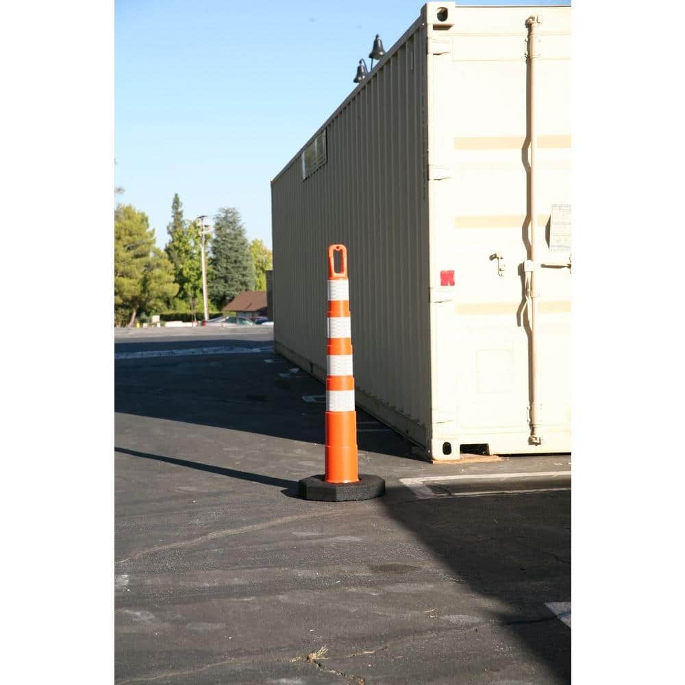 42 in. Orange Safety Cone without Base and 4 Bands with 4 in. High-Intensity Sheeting - Hercitys
