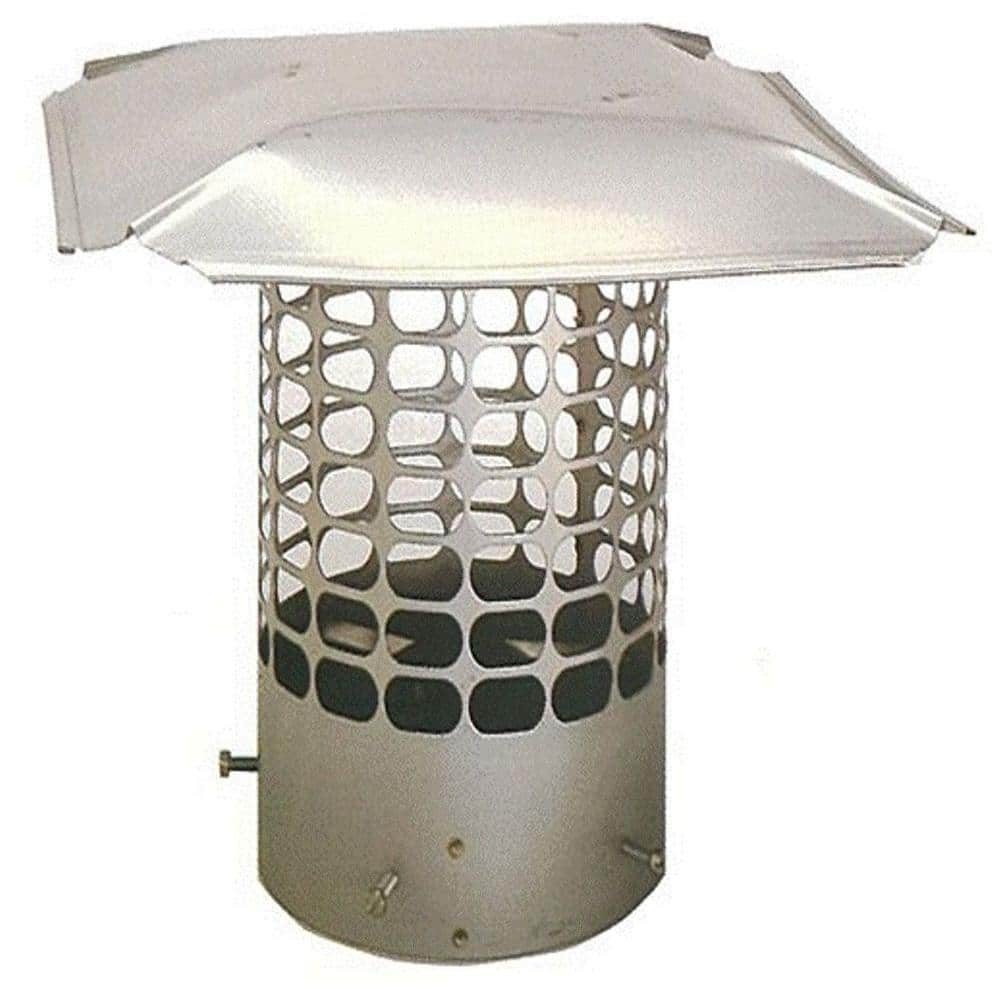 12 in. Round Adjustable Forever Damper Chimney Cap - Hercitys