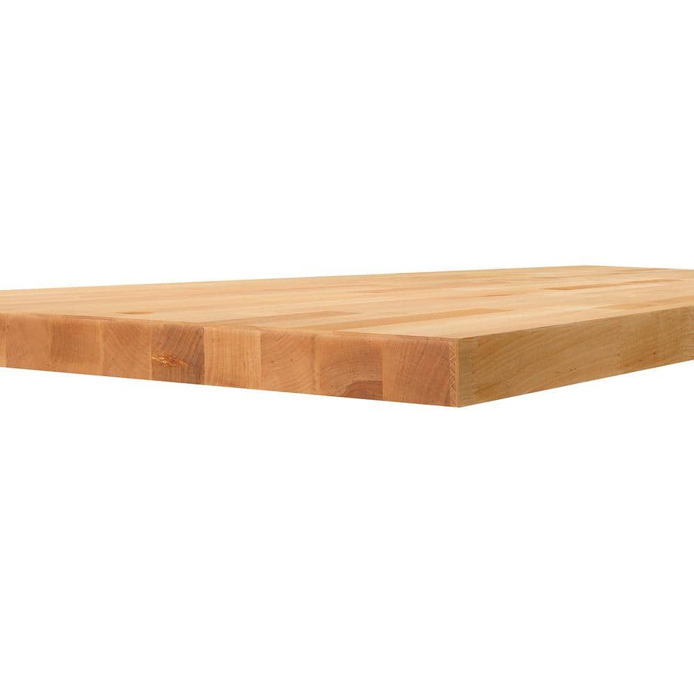 4 ft. L x 25 in. D Finished Engineered Birch Butcher Block Countertop - Hercitys