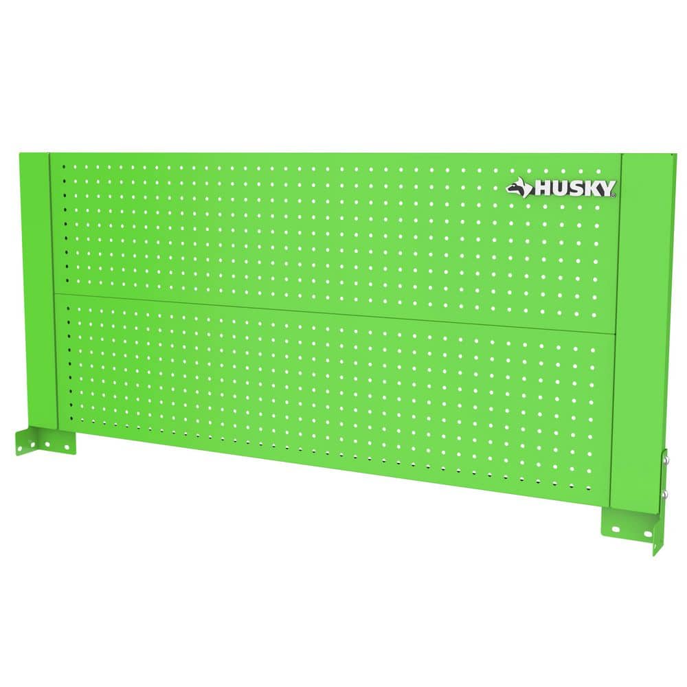 46 in. Gloss Green Steel Pegboard Attachment - Hercitys