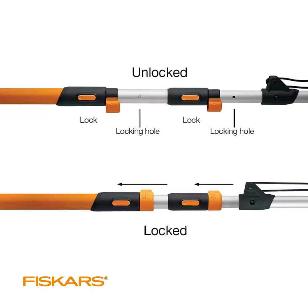 1.25 in. Cut Capacity Steel Titanium Coated Cutting Blade 15 in. Fiberglass/Alum Pole Chain Drive 16 ft. Tree Pruner - Hercitys