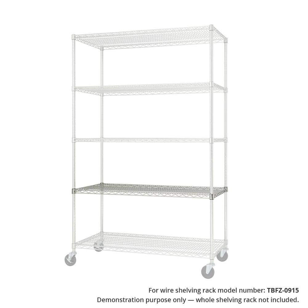 48 in. x 24 in. Individual Chrome Color NSF Wire Shelf - Hercitys