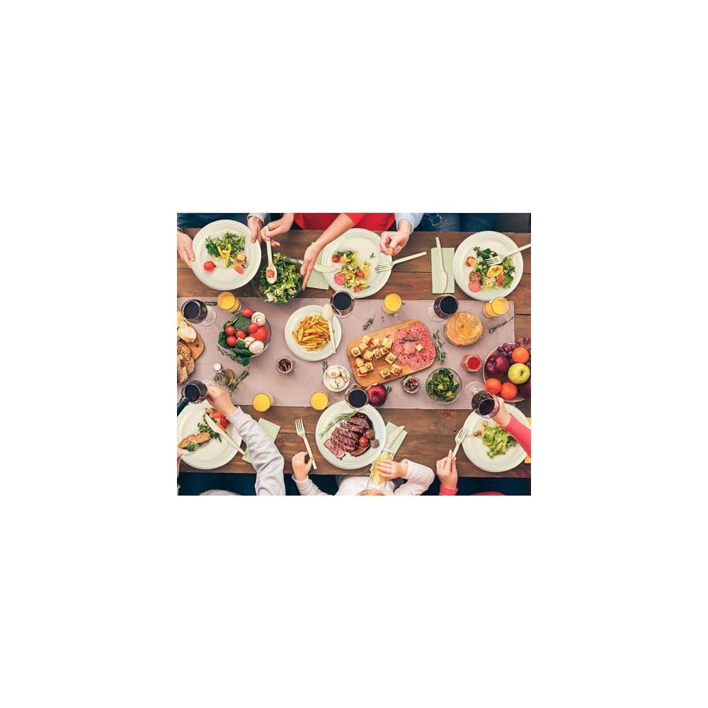 300-Piece Eco-Friendly Disposable Tableware Set with Plates and Cutlery - Hercitys