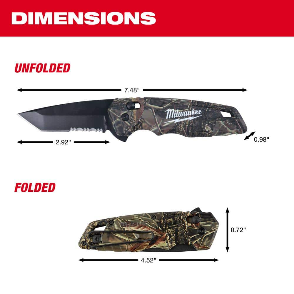 15 in. Ultimate Jobsite Backpack with FASTBACK Camo Stainless Steel Spring Assisted Folding Knife (2-Piece) - Hercitys