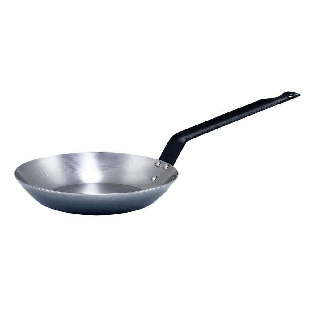 10-3/8 in. Polished Carbon Steel French Style Frying Pan - Hercitys