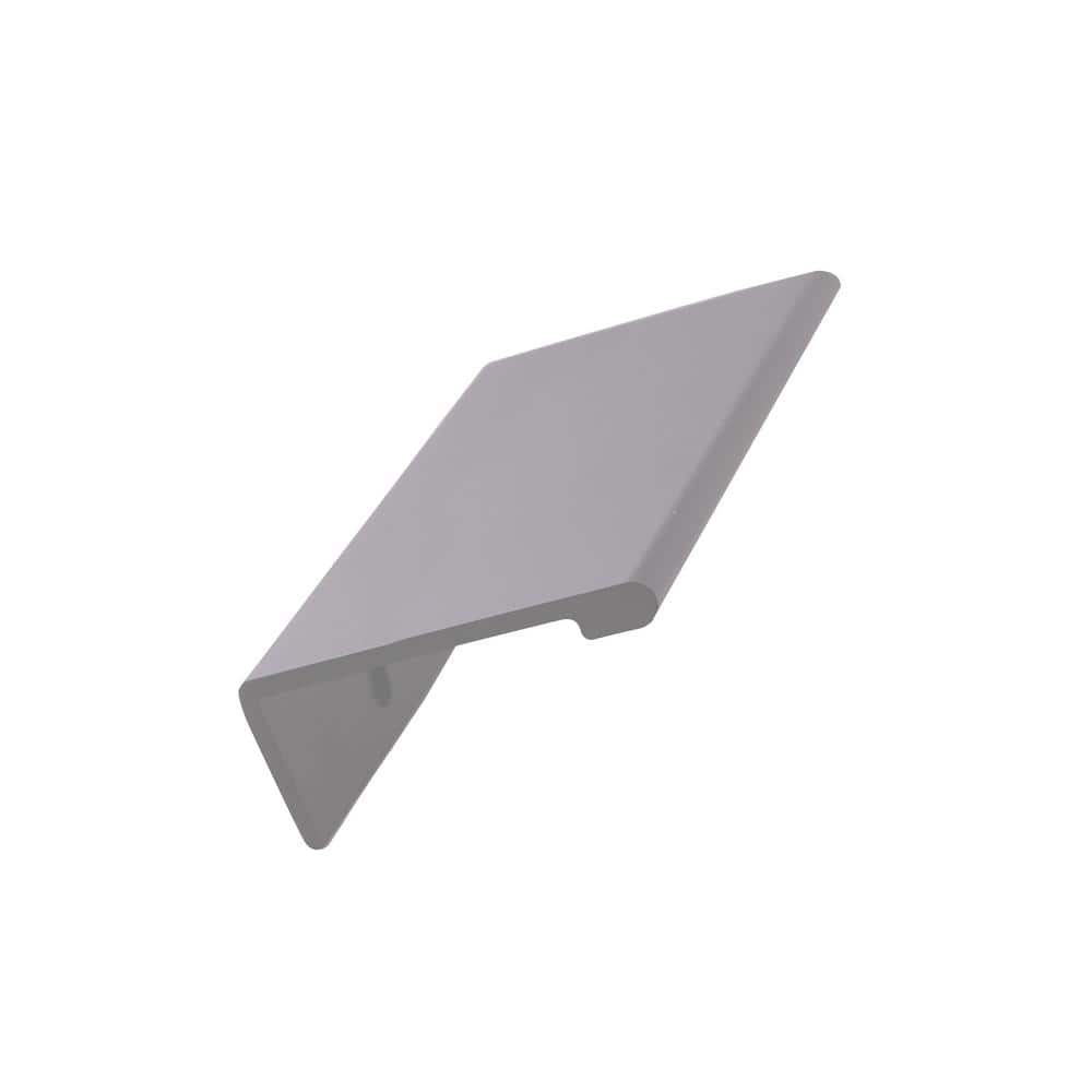 1 1/16 in. (27 mm.) Center-to-Center Satin Nickel Edge Cabinet Drawer Finger Pull (10-Pack ) - Hercitys