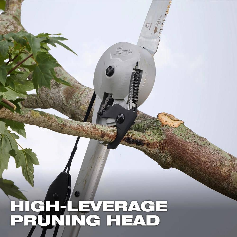 1-1/4 in. Cut Capacity, Fiberglass/Telescoping Pole 16 ft. Tree Pruner with 13 in. High Carbon Steel Blade - Hercitys