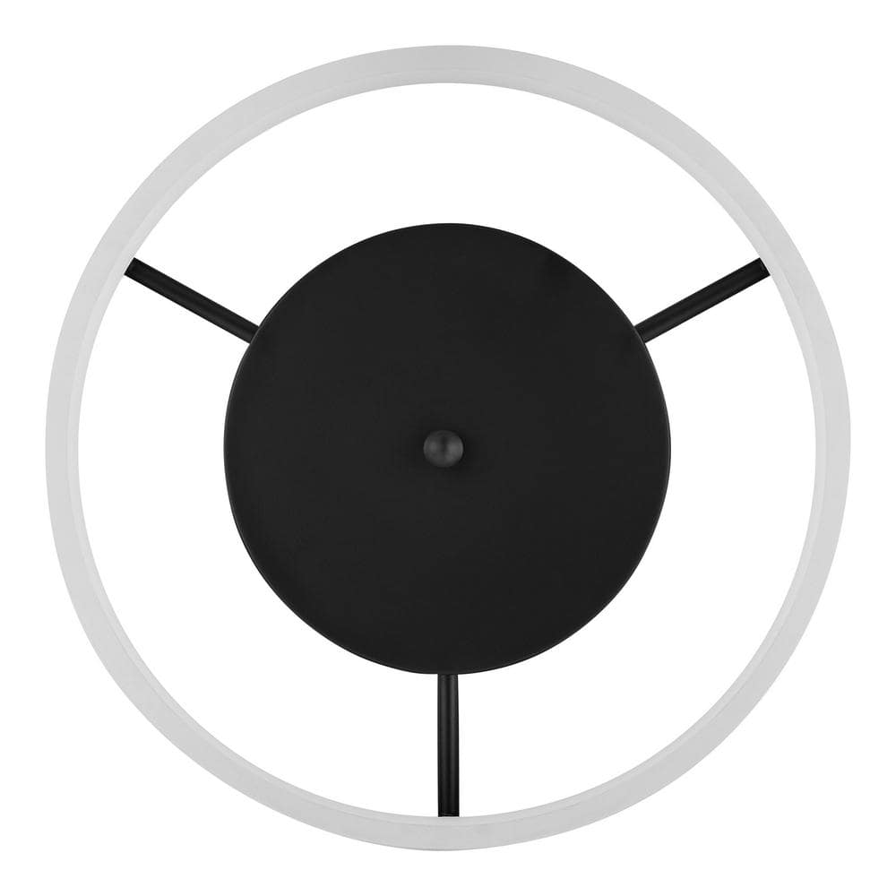 13.80 in. Black LED Flush Mount - Hercitys